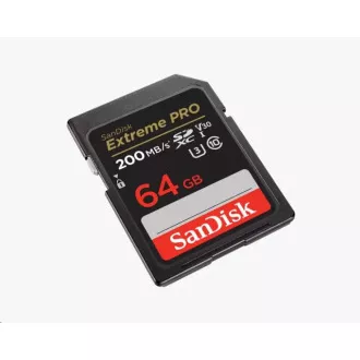 SanDisk SDXC karta 64GB Extreme PRO (200 MB/s Class 10, UHS-I U3 V30)