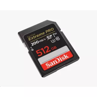 SanDisk SDXC karta 512GB Extreme PRO (200 MB/s Class 10, UHS-I U3 V30)