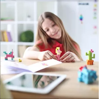 PIXIO Mini Dinos magnetická stavebnice