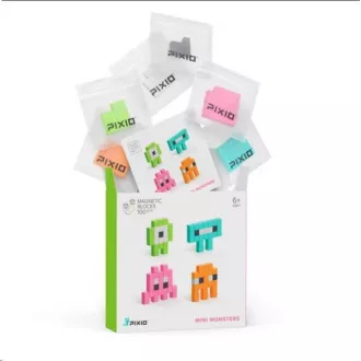 PIXIO Mini Monsters magnetická stavebnice