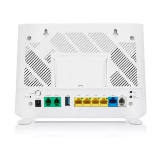 Zyxel DX3301-T0 Wireless AX1800 VDSL2 Modem Router, 4x gigabit LAN, 1x gigabit WAN, 1x USB, 2x FXS