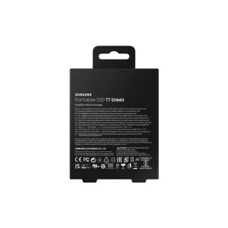 Samsung Externí SSD disk T7 Shield - 1 TB - voděodolný, prachuvzdorný, odolný pádu ze 3m, USB3.2 Gen2, stupen krytí IP65