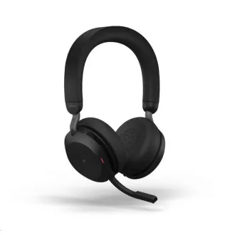 Jabra náhlavní souprava Evolve2 75 včetně stojánku, Link 380a MS, stereo, černá
