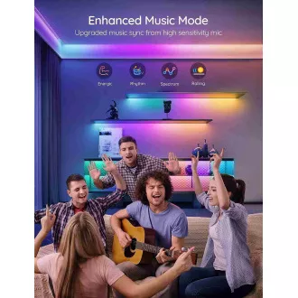 Govee WiFi RGBIC Smart PRO LED pásek 5m - extra odolný