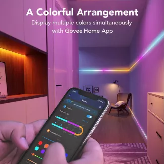 Govee WiFi RGBIC Smart PRO LED pásek 10m - extra odolný