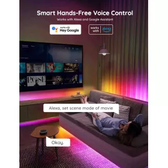 Govee WiFi RGBIC Smart PRO LED pásek 10m - extra odolný