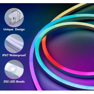 Govee Neon SMART ohebný LED pásek - RGBIC - 3m Govee Neon SMART ohebný LED pásek - RGBIC - 3m