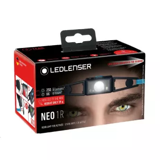 Ledlenser NEO1R běžecká čelovka, bílo-limetková