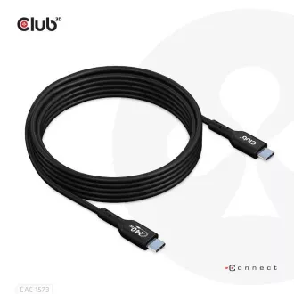 Club3D kabel USB-C, Oboustranný USB-IF Certifikovaný data kabel, Data 480Mb, PD 240W(48V/5A) EPR M/M 2m
