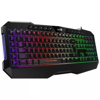 GENIUS klávesnice GX GAMING Scorpion K11 Pro/ drátová/ podsvícená/ USB/ černá/ CZ+SK layout