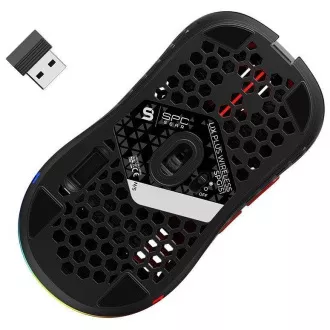 SPC Gear herní myš LIX Plus Wireless / herní myš / PAW3370 / Kailh 8.0 / ARGB / bezdrátová SPC Gear herní myš LIX Plus Wireless / herní myš / PAW3370 / Kailh 8.0 / ARGB / bezdrátová