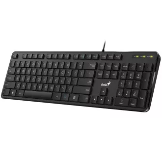 GENIUS klávesnice Slimstar M200/ Drátová/ USB/ černá/ CZ+SK layout