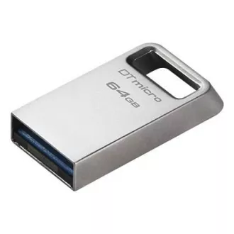 Kingston Flash Disk 64GB DataTraveler Micro 200MB/s Metal USB 3.2 Gen 1