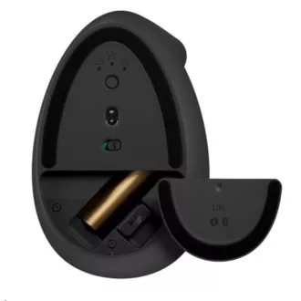 Logitech Lift Vertical Ergonomic Mouse, graphite/black