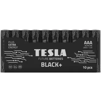 TESLA BATTERIES AAA BLACK+ 10 MULTIPACK (R03 / SHRINK 10 PCS)