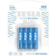 TESLA BATTERIES AAA BLUE+ (R03 / BLISTER FOIL 4 PCS)