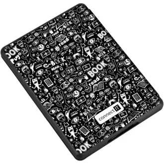 CONNECT IT pouzdro pro Amazon Kindle 2021 (11th gen.), DOODLE černá