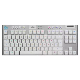Logitech Mechanical Gaming Keyboard G915 TKL Tenkeyless LIGHTSPEED Wireless RGB - Tactile - WHITE - CZ/SK Logitech Mechanical Gaming Keyboard G915 TKL Tenkeyless LIGHTSPEED Wireless RGB - Tactile - WHITE - CZ/SK