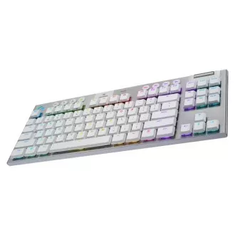 Logitech Mechanical Gaming Keyboard G915 TKL Tenkeyless LIGHTSPEED Wireless RGB - Tactile - WHITE - CZ/SK Logitech Mechanical Gaming Keyboard G915 TKL Tenkeyless LIGHTSPEED Wireless RGB - Tactile - WHITE - CZ/SK