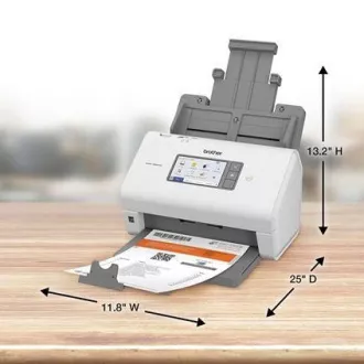 BROTHER skener ADS-4900W DUALSKEN A4 60ppm/120dual 600x600 60ADF USB LAN WIFI 5Ghz - display 10.9cm
