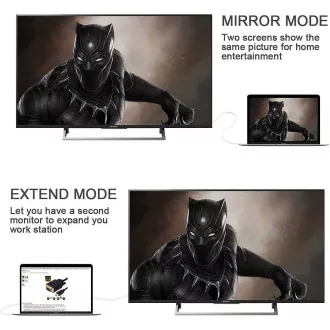 PremiumCord kabel s HDMI na VGA převodníkem, 2m