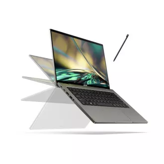 ACER NTB Spin 5 (SP514-51N-55BF)- i5-1240P, 14" WQXGA Anti-Glare, 16GB, 512GBSSD, Iris Xe Graphics, W11H, Šedá