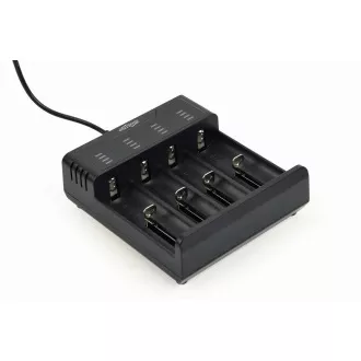 GEMBIRD nabíječka baterií BC-USB-02, 4ks, Ni-MH + Li-ion