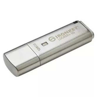 Kingston Flash Disk IronKey 128GB IKLP50 IronKey Locker+ 50 AES USB, w/256bit Encryption