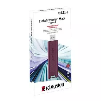 Kingston Flash Disk 512GB DataTraveler Max Type-A 1000R/900W USB 3.2 Gen 2