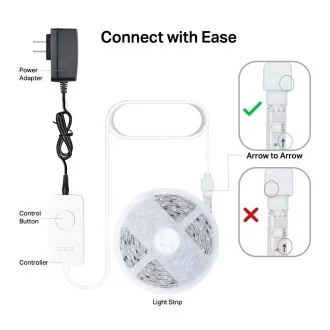 TP-Link Tapo L930-5 chytrý WiFi LED pásek (barevný, 2500K-6500K, 2000lm, 2, 4GHz, 5m)