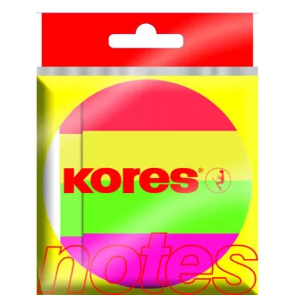 Bloček samolepící 50x20mm 4 neon barvy 4x50 listů Kores