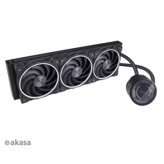 AKASA vodní chladič CPU SOHO 360 Dusk Edition, Triple radiator liquid CPU cooler ARGB LED, Black