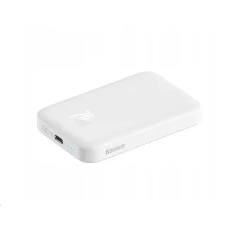 Baseus powerbanka s bezdrátovým nabíjením 6000 mAh (kompatibilní s MagSafe), bílá