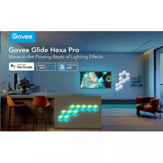 Govee Glide Hexa Pro LED Smart - 10ks Govee Glide Hexa Pro LED Smart - 10ks