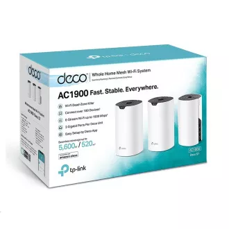 TP-Link Deco S7(3-pack) WiFi5 Mesh (AC1900, 2, 4GHz/5GHz, 3xGbELAN/WAN)