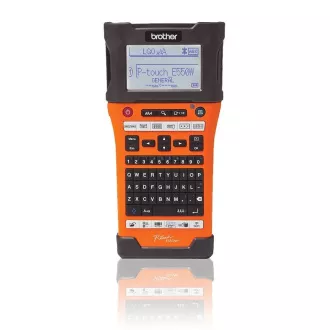 BROTHER prenosná tlačiareň štítkov PT-E550WNIVP, Wi-Fi, LCD, 7 riadkov
