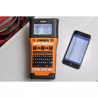 BROTHER prenosná tlačiareň štítkov PT-E550WNIVP, Wi-Fi, LCD, 7 riadkov