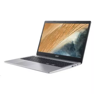ACER NTB Chromebook 315, N5100, 4GB LPDDR4X, 128GB eMMC, Google Chrome Operating System, Intel UHD Graphics Stříbrná