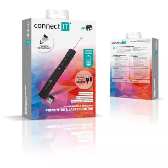 CONNECT IT laserové ukazovátko rechargeable, černá