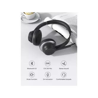 MPOW HC5 Business headset - bezdrátová sluchátka, černá MPOW HC5 Business headset - bezdrátová sluchátka, černá
