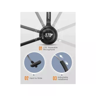 EOL - MPOW 323 Business headset - černá