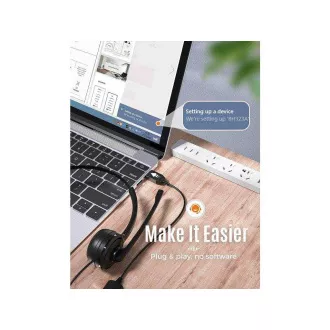 EOL - MPOW 323 Business headset - černá