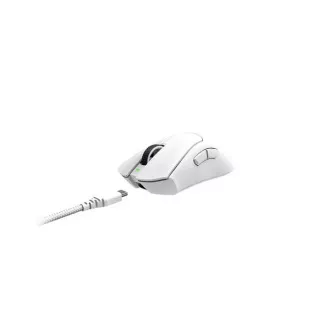 RAZER myš DeathAdder V3 Pro, optická, bezdrátová, bílá