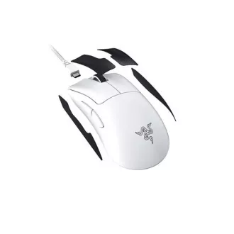 RAZER myš DeathAdder V3 Pro, optická, bezdrátová, bílá