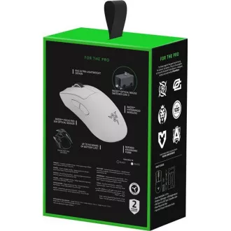 RAZER myš DeathAdder V3 Pro, optická, bezdrátová, bílá