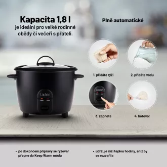 Lauben Rice Cooker 1800BC - rýžovar