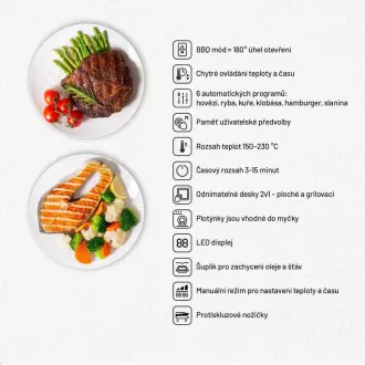 Lauben Contact Grill Deluxe 2000ST