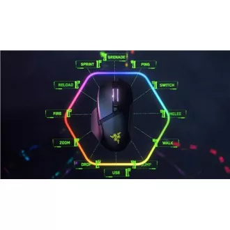 RAZER myš Basilisk V3 Pro, RGB, Bluetooth, optická
