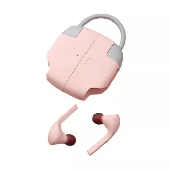 CARNEO BT sluchátka Becool light pink