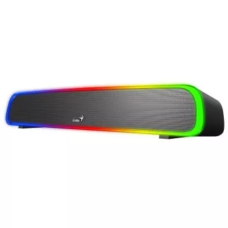 GENIUS reproduktory USB SoundBar 200BT/ Bluetooth/ 3, 5" jack/ 4W/ RGB/ černá